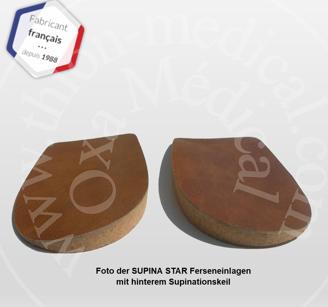 Foto der SUPINA STAR Ferseneinlagen